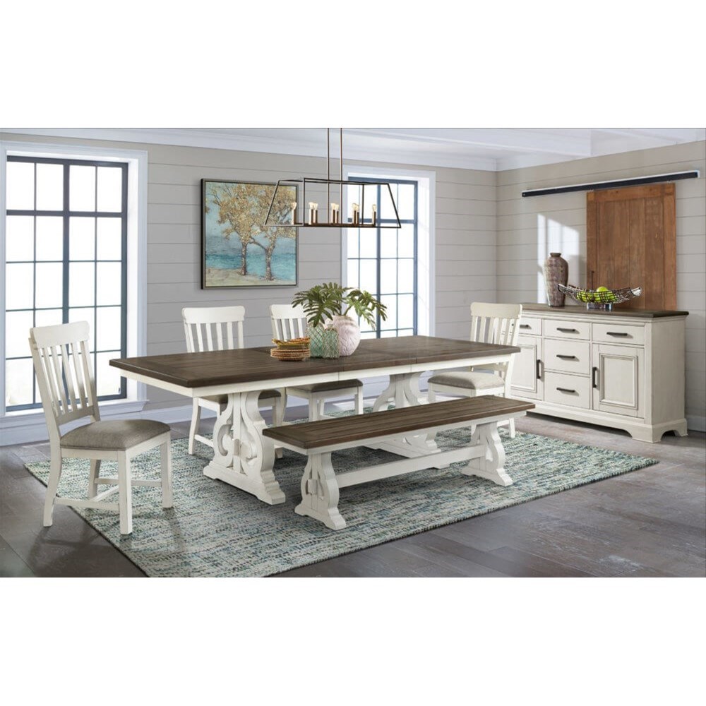 Intercon Drake INCDK CH 1568B RFO Cottage Dining Bench with